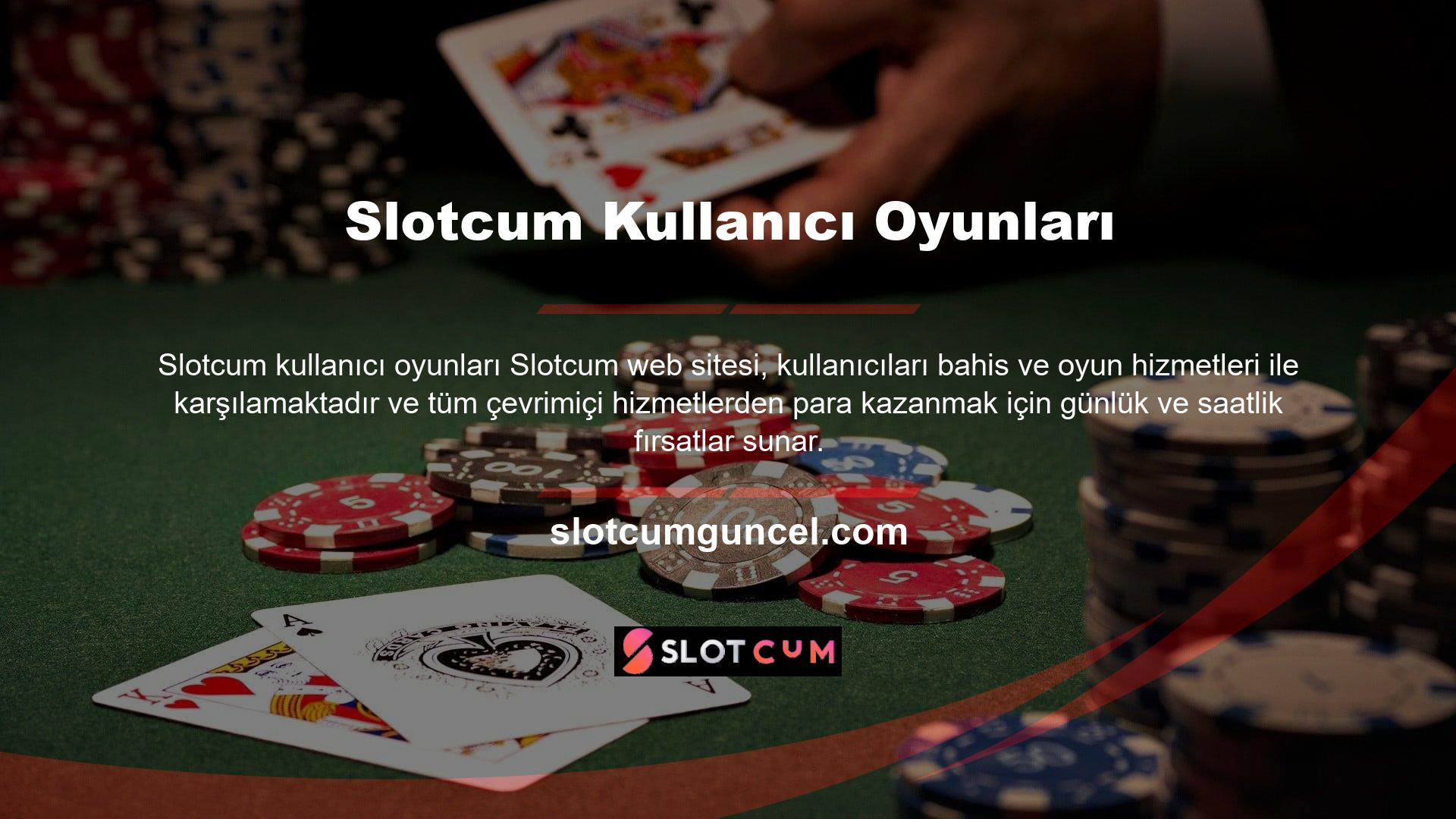 Zaten bir hesap oluşturduysanız ve yatırdığınız paraya bahis veya bahis yapma fırsatınız varsa, Slotcum para çekme yöntemi, kazandığınız para için 24 saatlik bir geri çekilme talep etmenizi sağlar